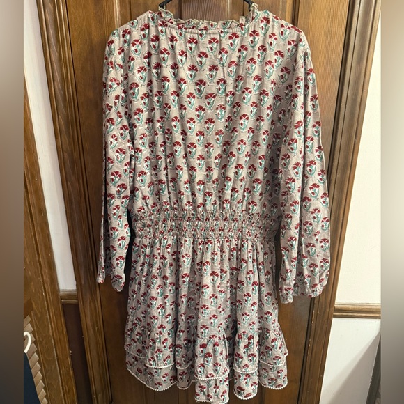 Madison Mathews Dresses & Skirts - Madison Mathews ruffle neck fall dress XXL EUC